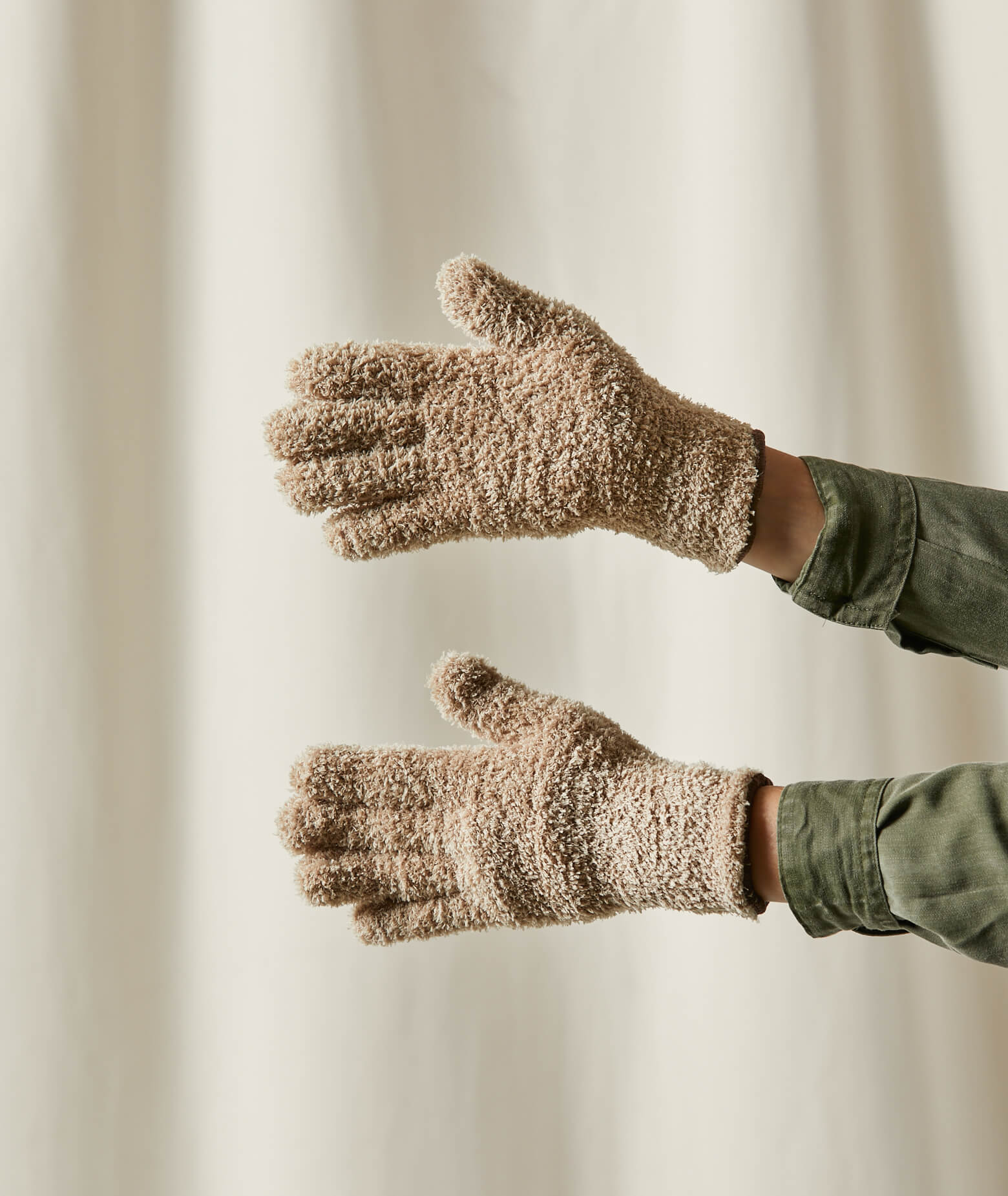 Handmade Microfiber Gloves for Dusting Plants 