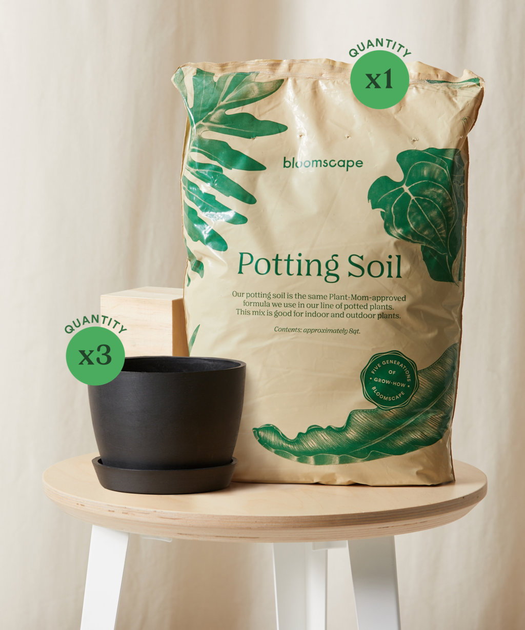 Shop Recycled Plastic Pots for Indoor and Outdoor Plants | Bloomscape