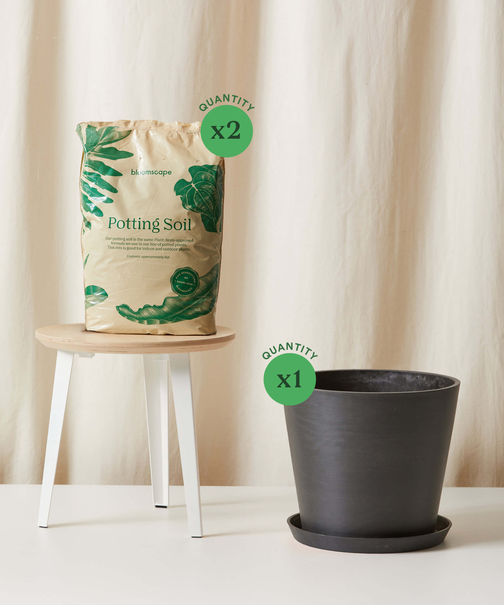 Shop Recycled Plastic Pots for Indoor and Outdoor Plants | Bloomscape